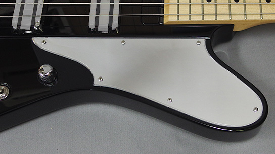 killer guitars kb-dubious black mirror pickguard