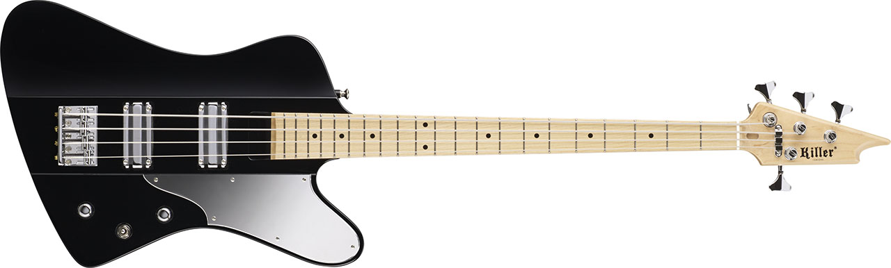 killer guitars kb-dubious black mirror pickguard