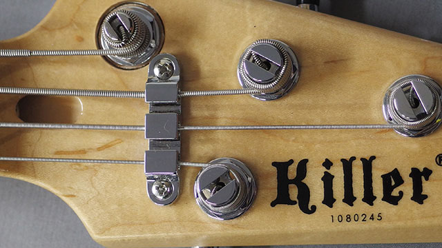 killer guitars kb-dubious black mirror pickguard