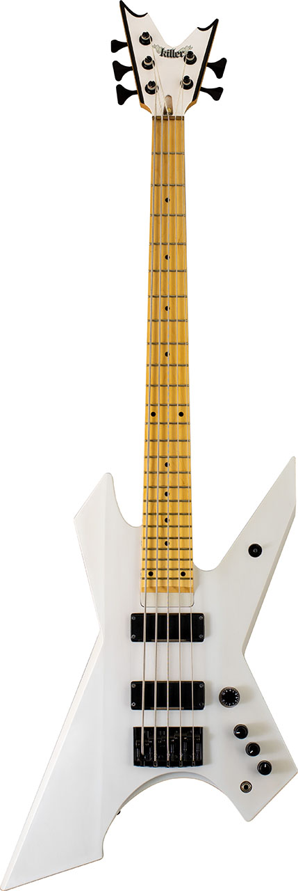 killer guitars kb-impulss animosity see-through off white