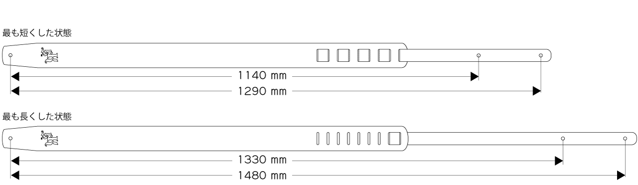 killer guitars strap ks-s-vg-91寸法図