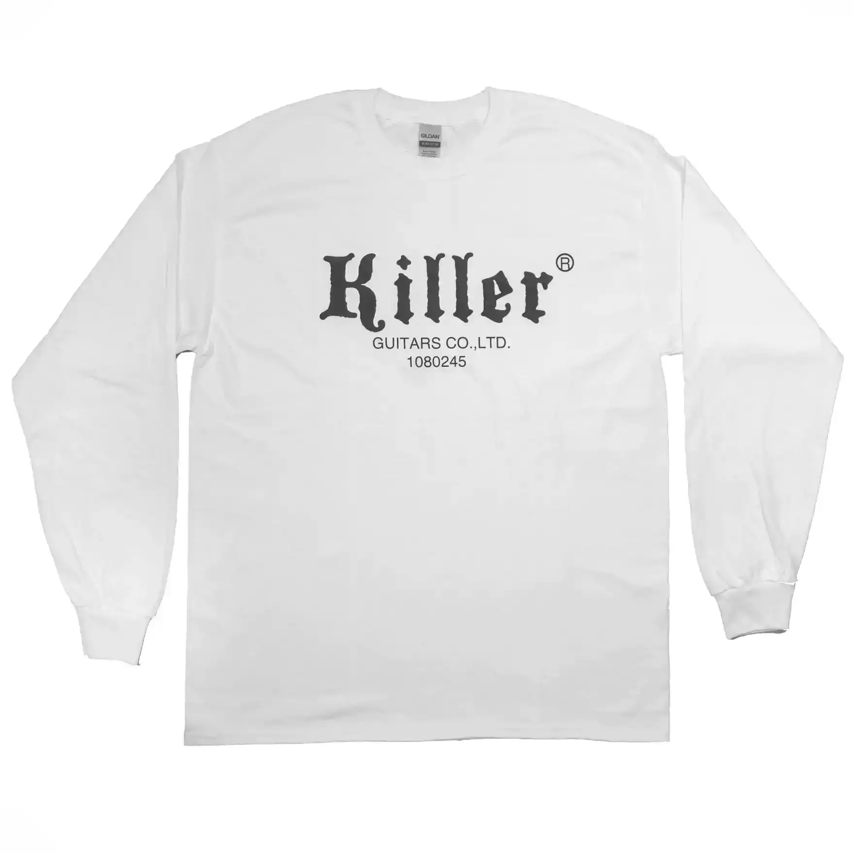 killer guitars long sleeve t-shirt white image