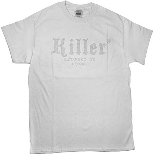 killer guitars t-shirt ice gray