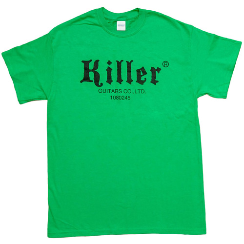 killer guitars t-shirt irish green