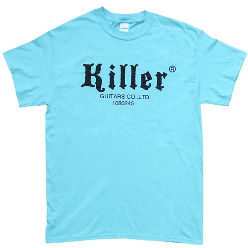 killer guitars t-shirt sky blue