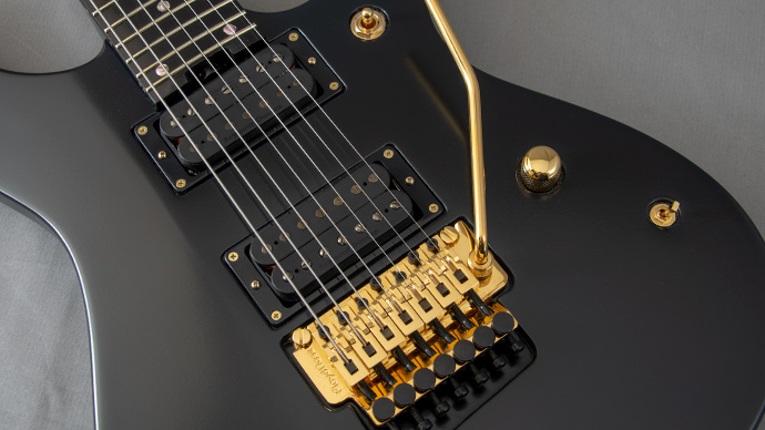 killer guitars kb-dubious black mirror pickguard