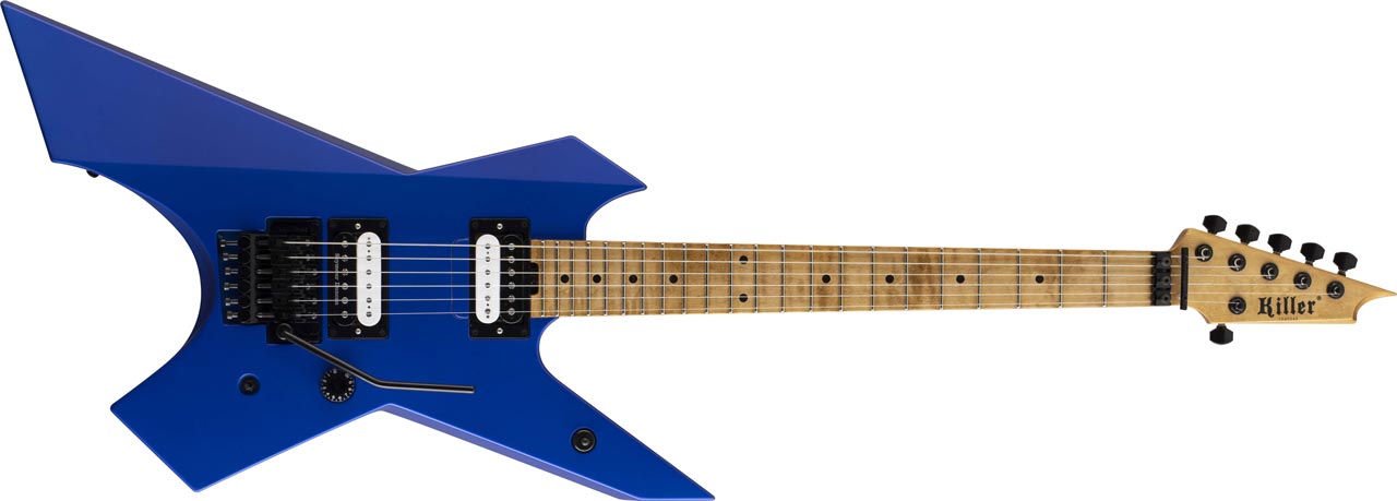 killer guitars KG-Prime 21 the spirit Matte blue metallic