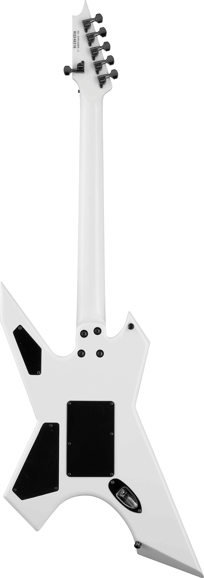 killer guitars kg-exploder ii bib white back