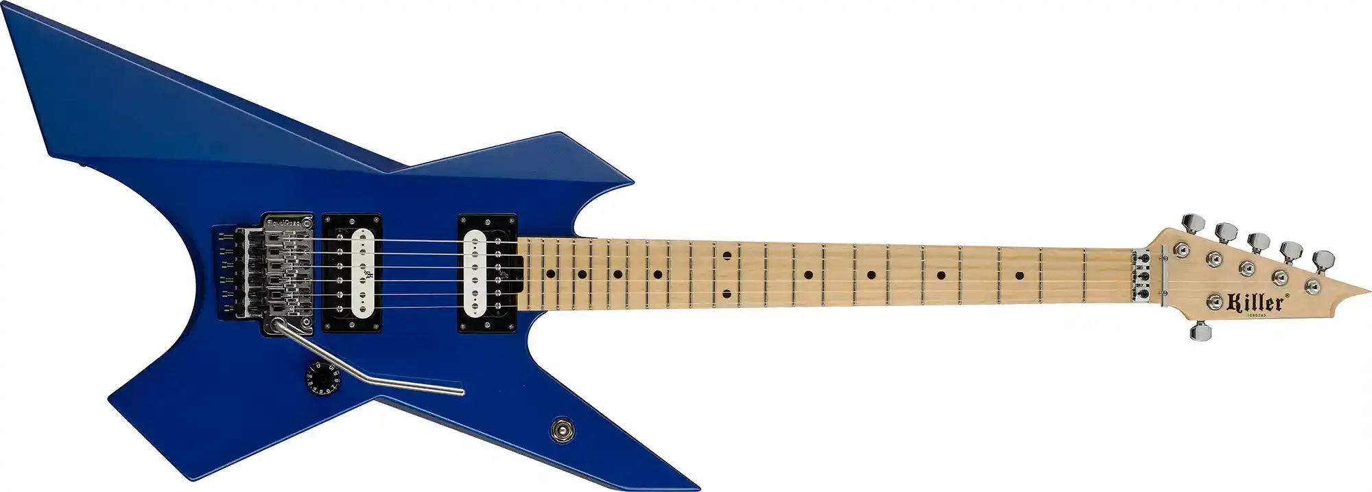 killer guitars kg-exploder ii metallic blue