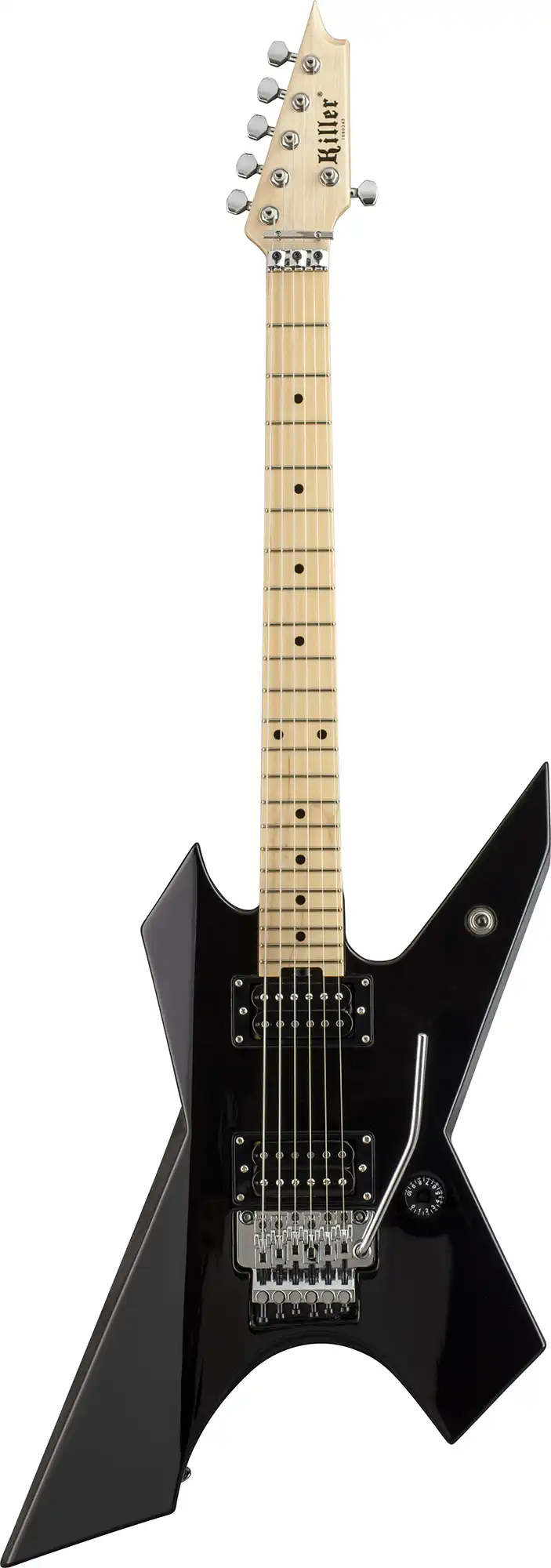 killer guitars kg-exploder black front