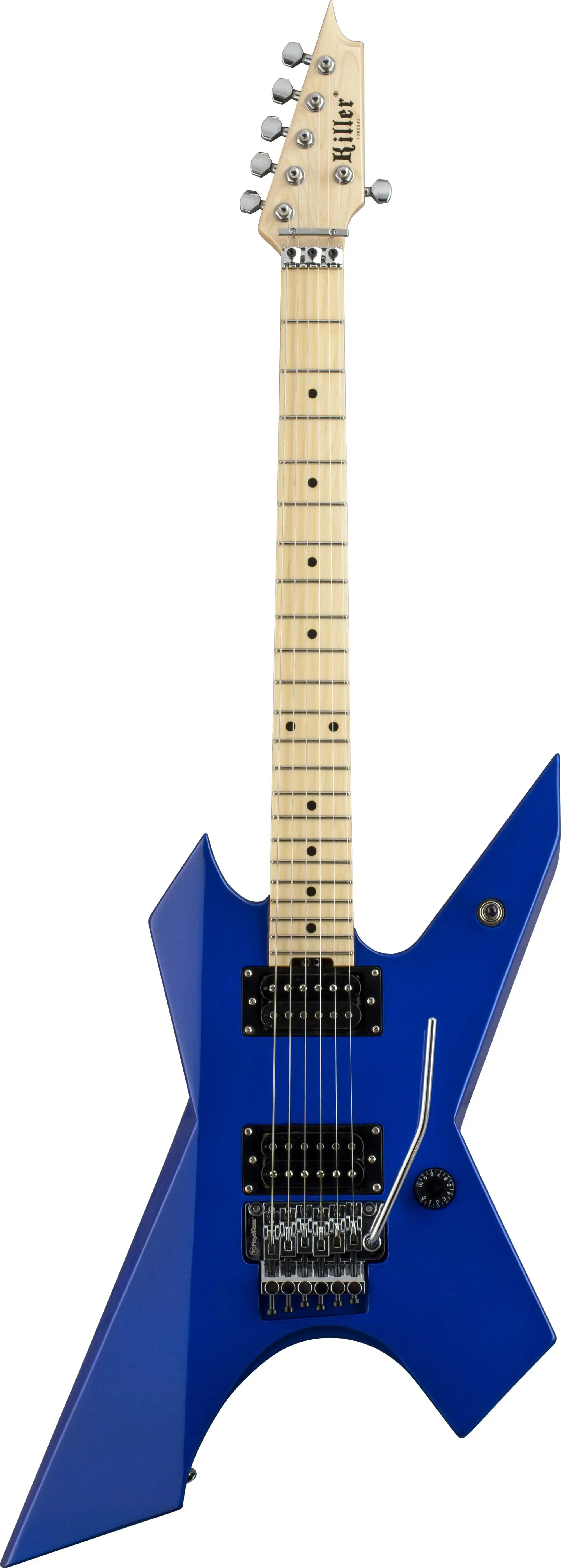 killer guitars kg-exploder metallic blue front