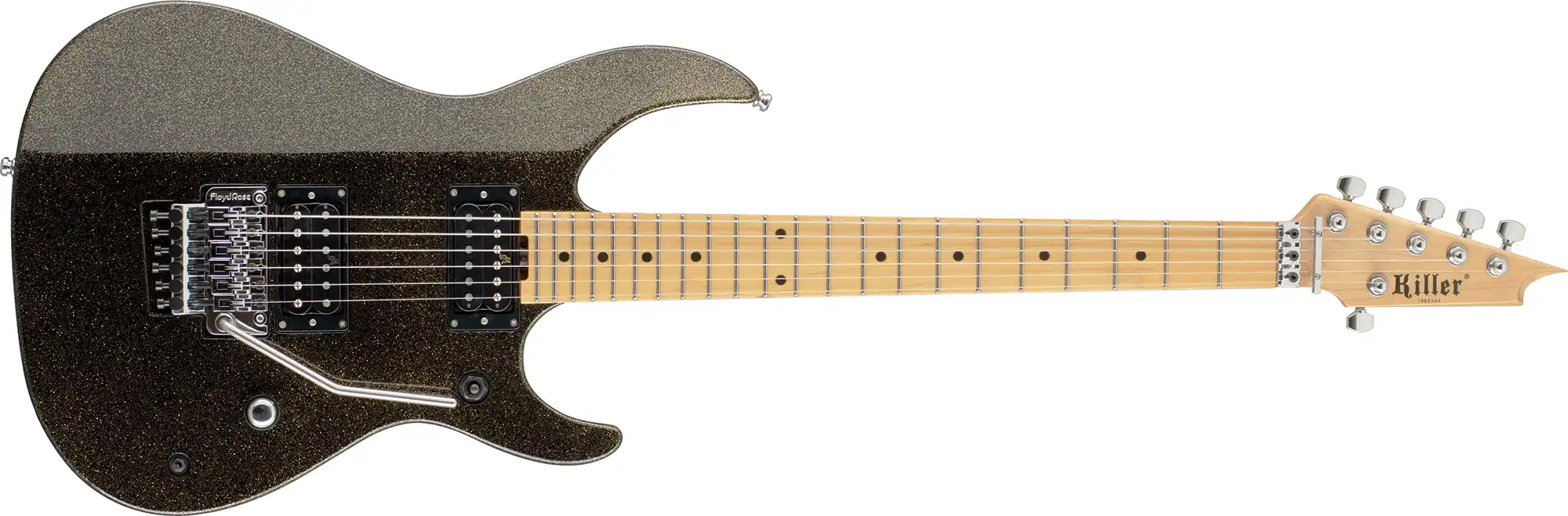 killer guitars kg-fascist vice  ii galaxy black